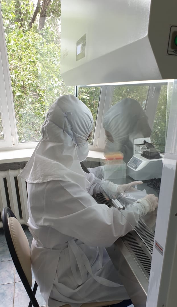 В филиал НЦЭ по Костанайской области начала работу новая современная лаборатория по диагностике COVID-19