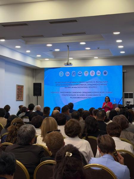 ҚАЗАҚСТАН РЕСПУБЛИКАСЫНЫҢ ТӘУЕЛСІЗДІГІНІҢ 35 ЖЫЛДЫҒЫНА АРНАЛҒАН САНИТАРИЯЛЫҚ-ЭПИДЕМИОЛОГИЯЛЫҚ ҚЫЗМЕТ ҚЫЗМЕТКЕРЛЕРІНІҢ АЛҒАШҚЫ ХАЛЫҚАРАЛЫҚ КОНГРЕСІ ӨТТІ 5